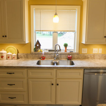 Spacious White Kitchen