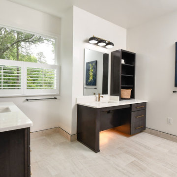Modern Primary Bathroom Remodel King George, VA