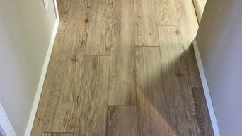 Laminate flooring installation