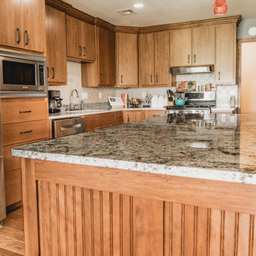 Cherry Wood Kitchen