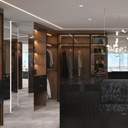 Sophisticated Storage Solutions for the Master Closet - Undercabinet Lighting