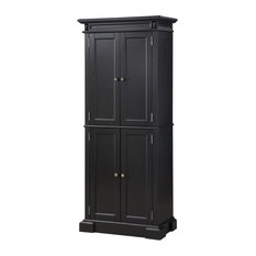 30 Inch Pantry Cabinets Houzz Residence Golightly Pantry Black Cabinets