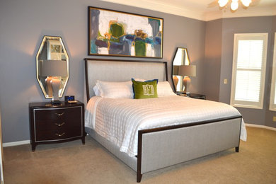 Transitional bedroom photo in Kansas City