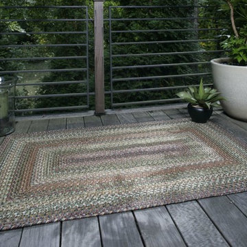 Ultra Durable Rainforest Indoor-Outdoor Braided Rug