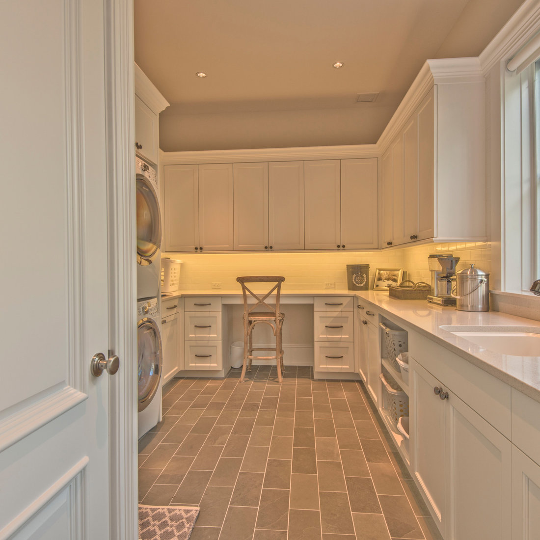 Spacious Laundry Room with a View