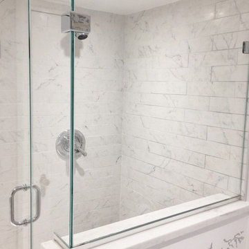 Stencil Bathroom in Larchmont