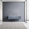 Geneva Bath Vanity Dark Gray 72 With Carrara Marble Top & Sink