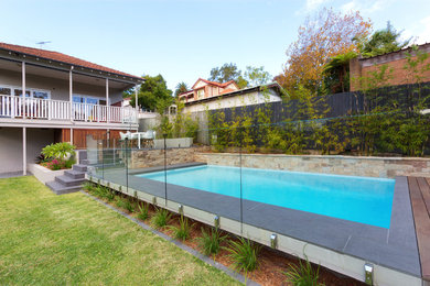 Modern garden in Sydney.