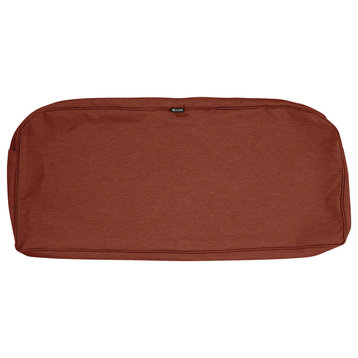 Patio Bench/Settee Contoured Cushion Slip Cover-3"Thick-Heavy Duty Patio Cushion