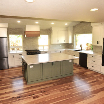 Kyle & Callie Kitchen/Laundry Remodel Before & After