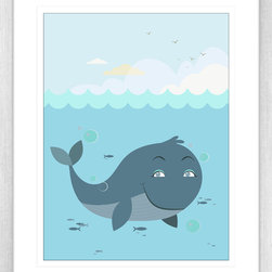 Curious Critters - Framed Wall Art (CUR05) - Kids Wall Decor
