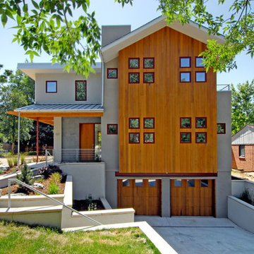Denver Modern Sustainable Custom Home Exterior