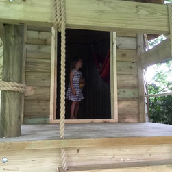 Kids playhouse...a beautiful present from grandparents - Garden Playhouses