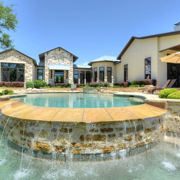 Rustic Boerne Pool
