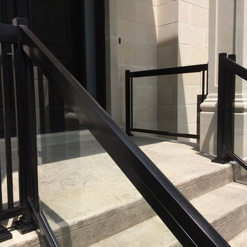 Aluminum and Glass Porch Railings - 121