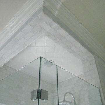 Carrara Marble Tile Shower