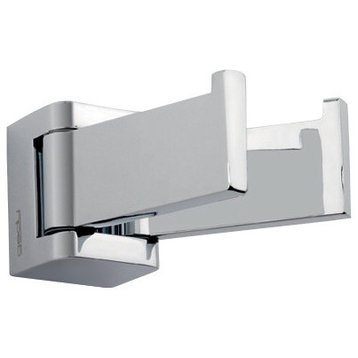 Square Polished Chrome Jointed Clothes Hook