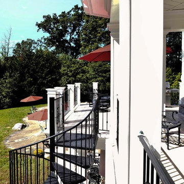 Exterior Remodel Turns Home Backyard into Gorgeous Retreat in Great Falls, Va