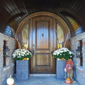 Half-Round Entry System