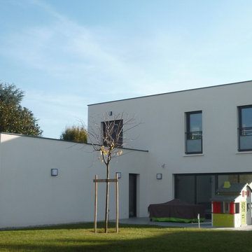 construction d'une villa contemporaine