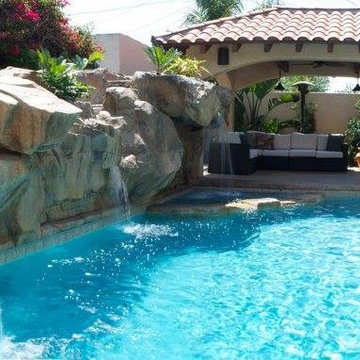 Landscape Structure, Pool and Waterfall