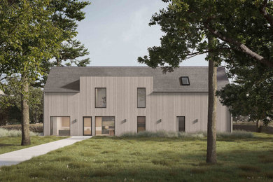 Contemporary exterior home idea in Other