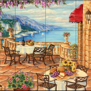Rita Broughton - Kitchen Backsplash Tile Murals