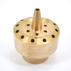 1 1/2" Brass Fixed Blossom Nozzle - Outdoor Fountain And Pond Accessories