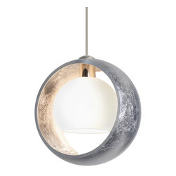 Pogo - Silver/Inner Silver Foil - Pendant Lighting