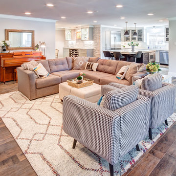 Traditional Houston Ranch-Style Gets Stunning Transitional Makeover
