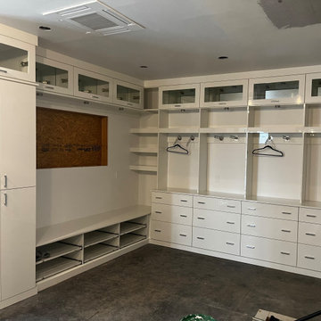 Pool House Bathroom Lockers