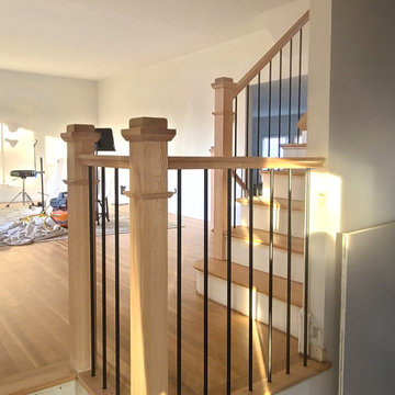 Somerville Main & Basement Handrail Install