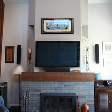 fireplaces with no hearth