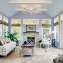 Living room remake of large windowed area