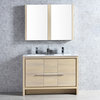 Milan 48" Double Vanity Set with Medicine Cabinets