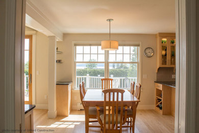 Trendy dining room photo in Burlington