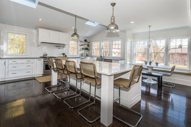 Arts and crafts kitchen photo in Boston