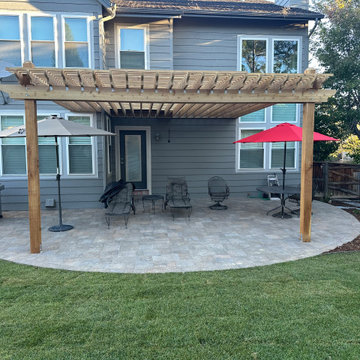 Backyard Renovation - Interlocking Paver Patio