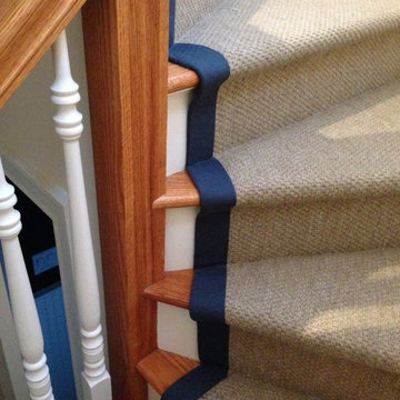 Custom Curved Wide Binding Sisal Runners