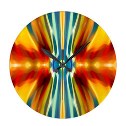 Abstract Art Fury Pattern 4 Wall Clocks - Wall Clocks