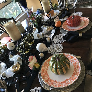 Spooky & Elegant Halloween Tablescape Design