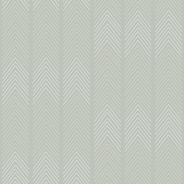 4066-26527 Nyle Light Grey Chevron Stripes Non Woven Unpasted Modern Wallpaper