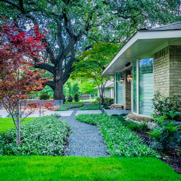 Mid-Century Modern Curb Appeal | Preston Hollow Architectural Pathways