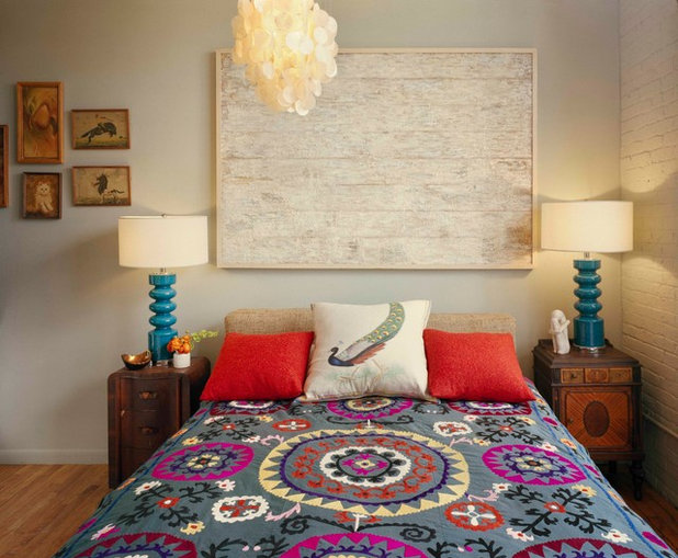 Eclectic Bedroom by Ondine Karady Design