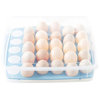 Egg Tray With lid Eggs Store 30 Grid Removable Plastic Save Space Egg Holder,A