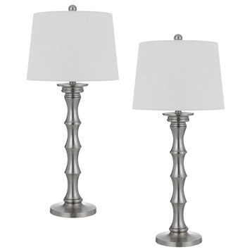 Rockland Metal Table Lamp Set, Bo-3066Tb-2-Bs