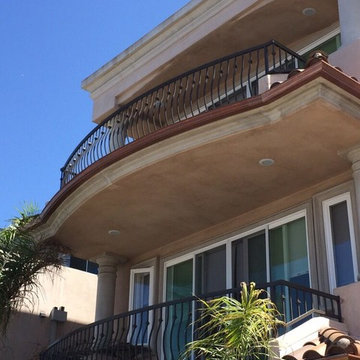 Custom Copper Gutter Installation on Facade