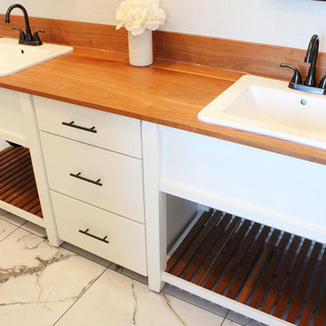 Spa-inspired, Modern Mission Vanity