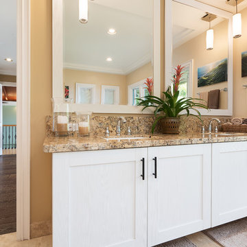 Custom closets and cabinets in a tropical Hawaii home