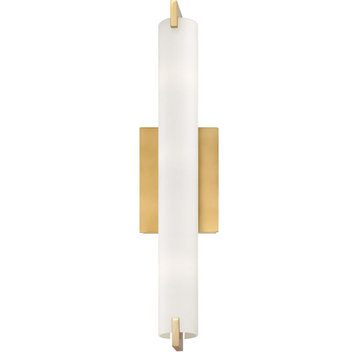 George Kovacs Tube 3-Light Honey Gold Wall Sconce